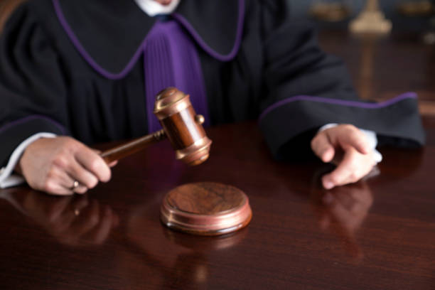 istock Judge in the office. 1421847335