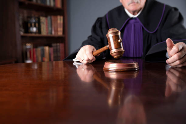 istock Judge in the office. 1421847399