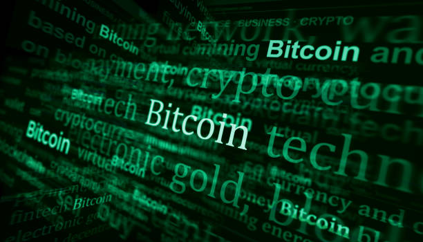 istock Headline titles media with Bitcoin cryptocurrency 3d illustration 1421853113