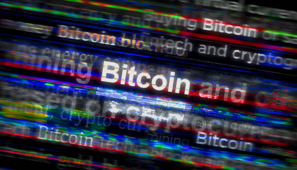 istock Headline titles media with Bitcoin cryptocurrency 3d illustration 1421853191