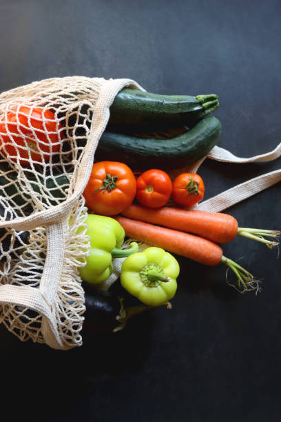 istock Bag of Summer Vegetables 1421853361