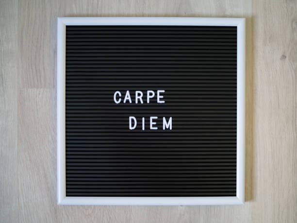 istock Carpe Diem Letters on board 1421856666