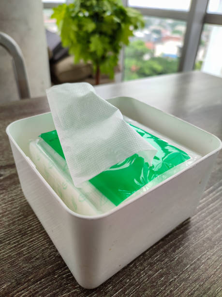 istock A box of tissue paper on top of table 1421861433