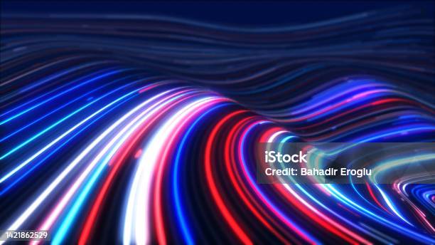 Line Formation 4k Resolution Background Social Media Virtual Reality Metaverse Cyber Attack Etc Stock Photo - Download Image Now