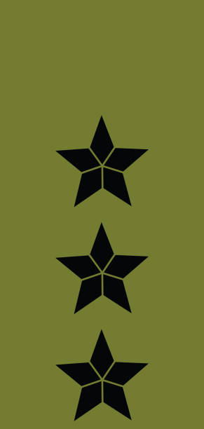 ilustrações de stock, clip art, desenhos animados e ícones de shoulder pad military nato officer insignia of the norwegian kaptein-rittmester (armoured and mechanized infantry officer) - solider major army saluting