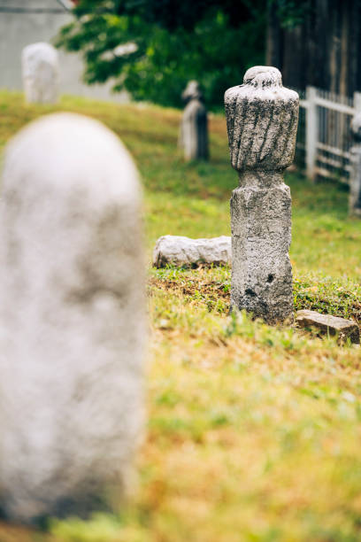 istock Funeral stones at a Muslim cemetery 1421870447