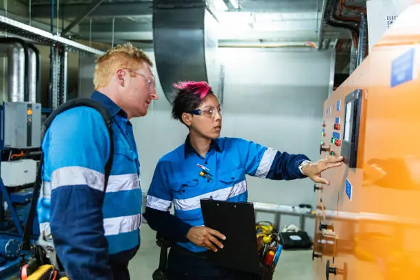 Photo of Day in the life of a female  tradie and her co-worker