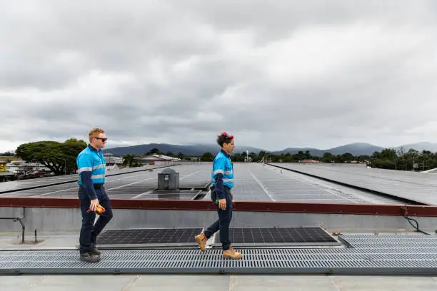 Photo of Day in the life of a female  tradie and her co-worker