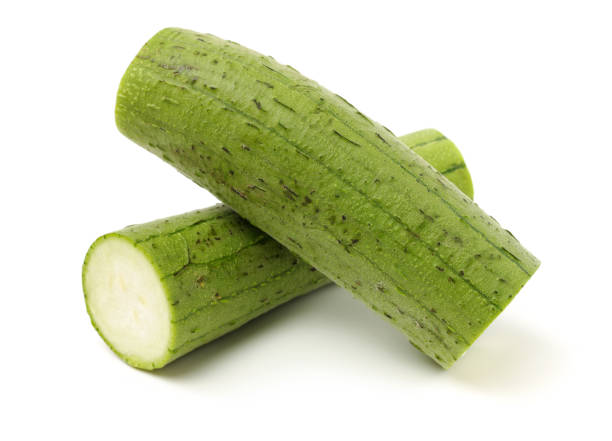 fresh loofah fresh loofah on the white background slate ridge stock pictures, royalty-free photos & images