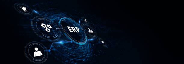 istock Business, Technology, Internet and network concept. Enterprise resource planning ERP concept.  3d illustration 1421895766