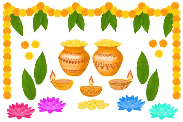 Vector illustration of Vector illustration of Indian holiday.