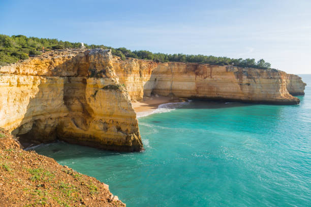 istock Cliffs in the Coast of Algarve 1421905920