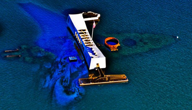 USS Arizona Aerial,Hawaii