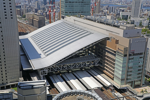 Osaka Station is a major railway station in the Umeda district of Kita-ku, Osaka, Japan.\nIt forms the city's main rail terminal in the north.