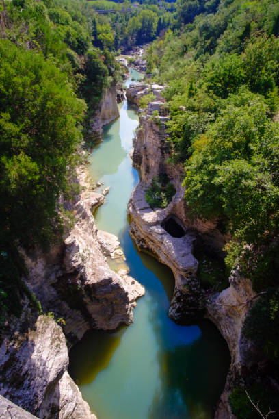 istock Giant's potholes - Metauro canyon 1421923521