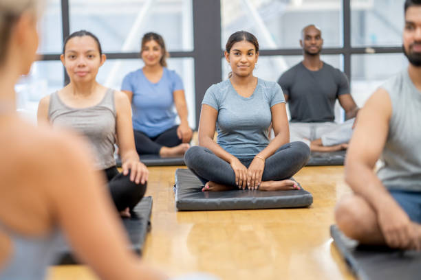 istock Adult Meditation Class 1421937546