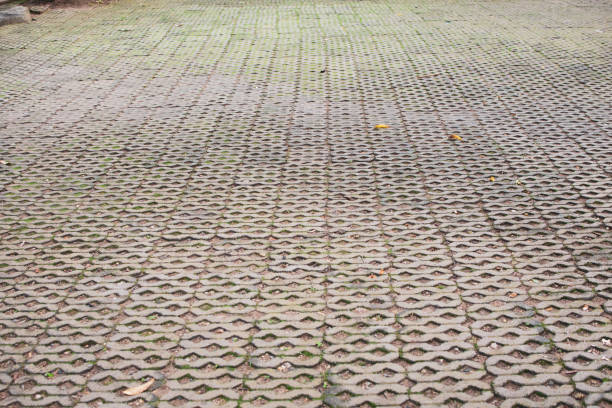 The floor is made of beautiful bricks. stone meterial