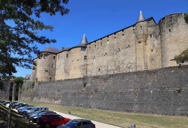 Castle of Sedan, Grand Est, France stock photo