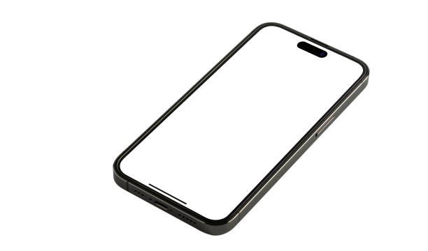 istock Smartphone frameless mockup. Studio shot of Smartphone - Clipping Path 1421943108