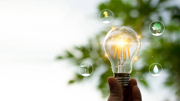 istock renewable energy. creative ideas for save environment and sustainable. 1421955277