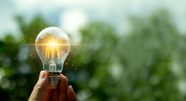 istock Renewable energy. creative ideas for save environment and sustainable. 1421955306