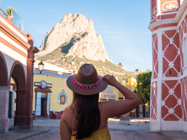 istock South American young woman visiting Mexico 1421957894