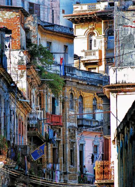 old buildings in Havana stock photo