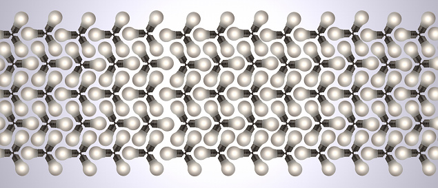 An electron image represents several nanoparticles made of lipids (liposomes) containing an anticancer drug (doxorubicin)