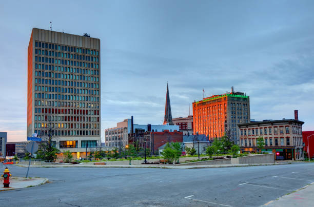 istock Downtown Utica, New York 1421971570