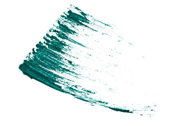 istock Teal Green Mascara Smudge 1421975595