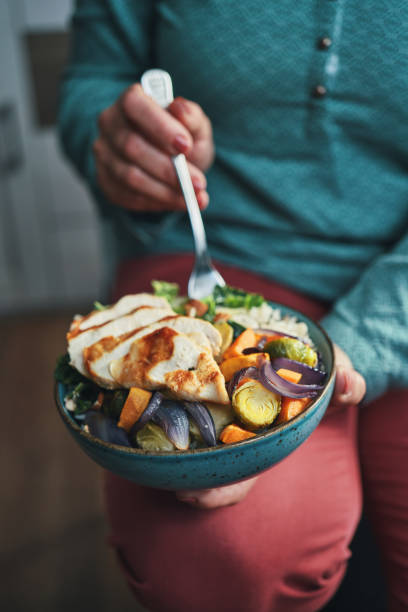 istock Farmers Harvest Chicken Rice Bowl 1421983933