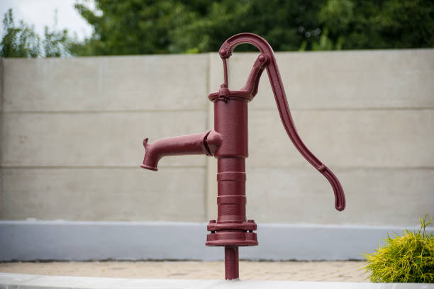 istock Well hand pump in the garden 1421986819