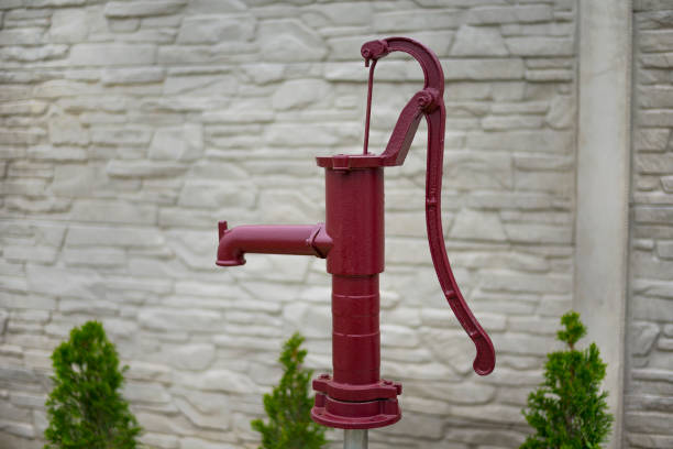 istock Well hand pump in the garden 1421986880