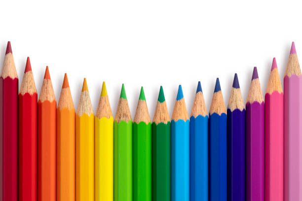 istock Color Pencils Concave Curve Horizontal 1421988093