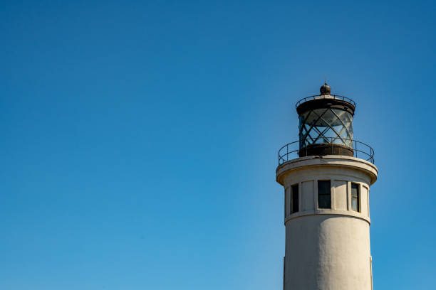 istock Top of Anacapa Lighthouse Against The Empty Blue Sky 1421993893