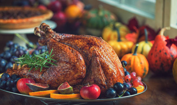 istock Stuffed Turkey for Thanksgiving Holidays 1421999213
