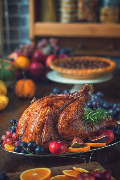 istock Stuffed Turkey for Thanksgiving Holidays 1421999220