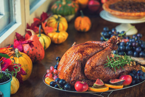 istock Stuffed Turkey for Thanksgiving Holidays 1421999230