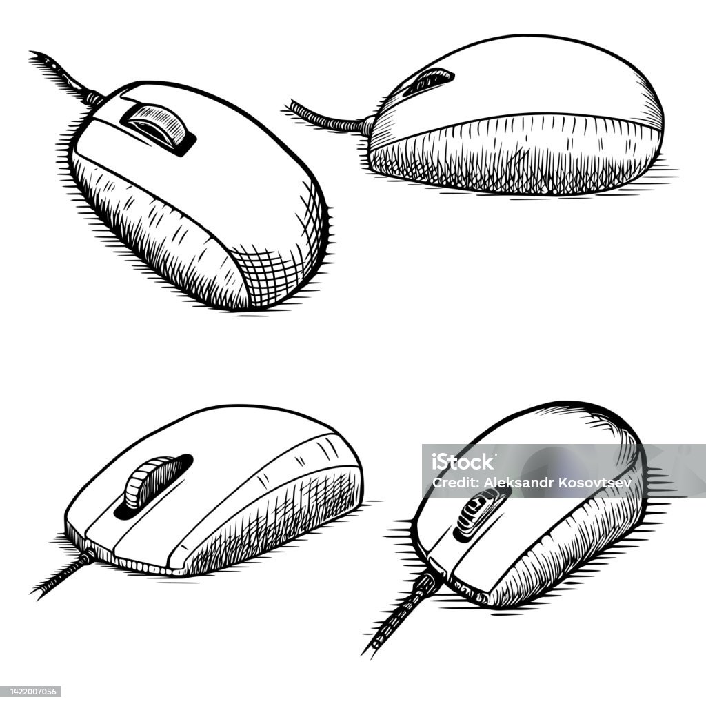 Gamba Mouse Satu Set Gambar Mouse Komputer Ilustrasi Stok - Unduh Gambar Sekarang ...