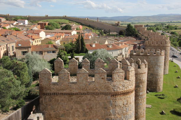 istock Medieval walls of Avila, Spain 1422013844