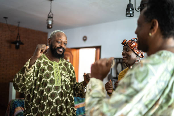 istock Family dancing at home 1422023457