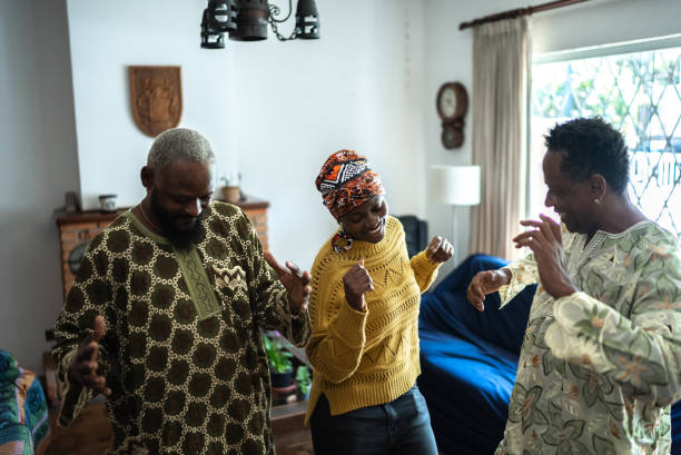 istock Family dancing at home 1422023487