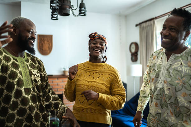 istock Family dancing at home 1422023590