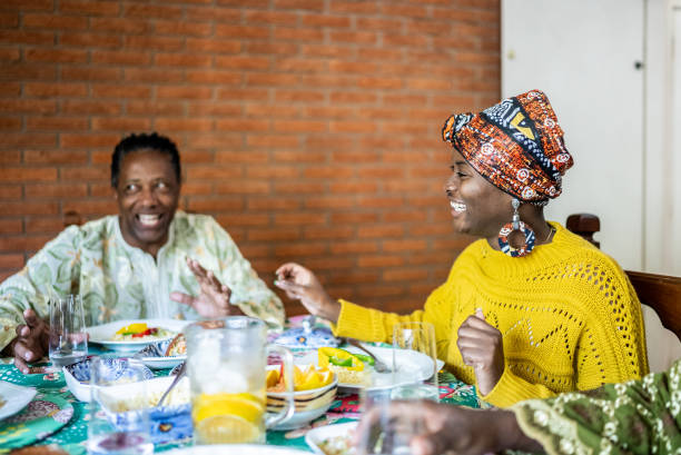 istock Family having lunch together at home 1422024198