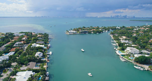 istock Key Biscayne Hurricane harbor, Miami - Florida 1422027354