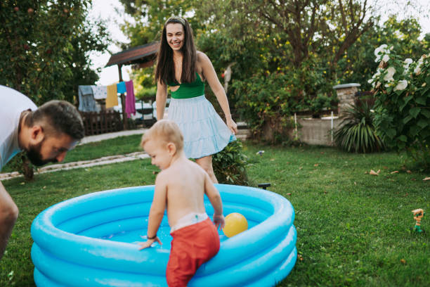 istock Water battle in our yard 1422034768