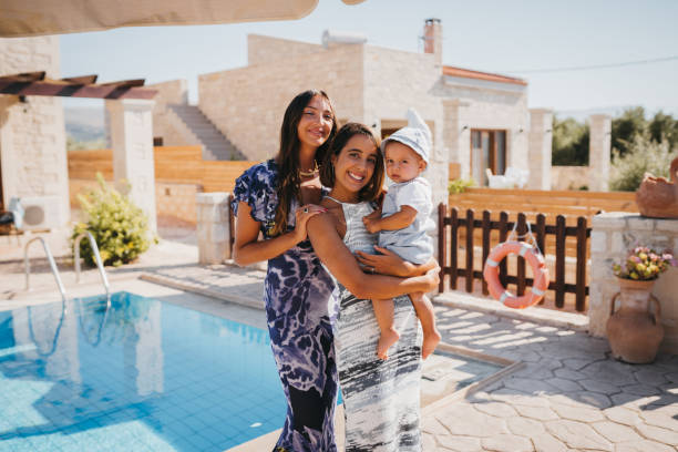 istock Young LGBT family spending time together 1422036422