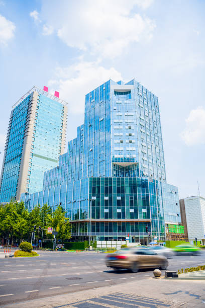 istock Modern urban architecture in Chengdu on sunny days 1422047044