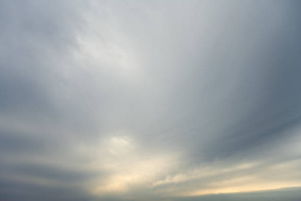 A modern city with cloudy weather