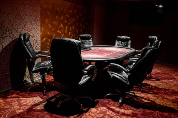 istock poker table in the casino 1422051019